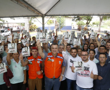 O município de Quinta do Sol, que está em epidemia e com 179 casos confirmados da doença, recebeu o secretário de Estado da Saúde, Beto Preto, que falou com a comunidade, profissionais de saúde sobre a importância de ações e mutirões de limpeza e eliminação de criadouros do mosquito.Foto: Gilson Abreu/AEN
