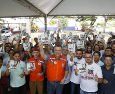 O município de Quinta do Sol, que está em epidemia e com 179 casos confirmados da doença, recebeu o secretário de Estado da Saúde, Beto Preto, que falou com a comunidade, profissionais de saúde sobre a importância de ações e mutirões de limpeza e eliminação de criadouros do mosquito.Foto: Gilson Abreu/AEN