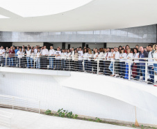 Governo do Estado em campanha para envolver a sociedade paranaense em um grande mutirão de prevenção e de combate à dengue no Paraná, nas secretarias e demais órgãos estaduais realizam dezenas de ações para conscientização e orientação sobre cuidados para prevenir a doença.   18/12/2019  -  Foto: Geraldo Bubniak/AEN