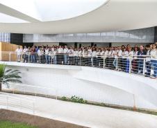 Governo do Estado em campanha para envolver a sociedade paranaense em um grande mutirão de prevenção e de combate à dengue no Paraná, nas secretarias e demais órgãos estaduais realizam dezenas de ações para conscientização e orientação sobre cuidados para prevenir a doença.   18/12/2019  -  Foto: Geraldo Bubniak/AEN