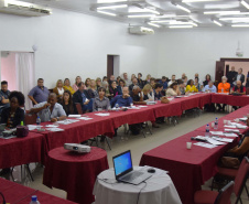 A versão inicial do Plano Estadual de Saúde (PES) foi disponibilizada nesta quinta-feira (19) aos integrantes do Conselho Estadual de Saúde (CES) durante a última reunião do ano do grupo. O plano vai balizar a política pública na área para o período de 2020 a 2023, já com o orçamento elaborado e as propostas desta gestão. Também foram discutidos temas como doação de órgãos, tuberculose, HIV/AIDS e apresentadas algumas das ações que ocorrerão na operação Verão Maior.Foto:SESA