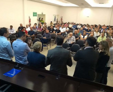 Plano de Segurança da Água foi tema de workshop em Cascavel. Foto: Sanepar