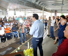 A instalação de uma indústria de alimentos vai gerar 650 empregos diretos em Cambé, na Região Metropolitana de Londrina, Norte do Paraná. O investimento de R$ 170 milhões é do Grupo Muffato e foi anunciado nesta sexta-feira (20) em evento com o governador Carlos Massa Ratinho Junior e o diretor da empresa, Everton Muffato, realizado na prefeitura de Cambé.