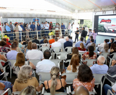 A instalação de uma indústria de alimentos vai gerar 650 empregos diretos em Cambé, na Região Metropolitana de Londrina, Norte do Paraná. O investimento de R$ 170 milhões é do Grupo Muffato e foi anunciado nesta sexta-feira (20) em evento com o governador Carlos Massa Ratinho Junior e o diretor da empresa, Everton Muffato, realizado na prefeitura de Cambé.