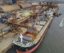 04/2019 - Porto de Paranaguá. Foto: José Fernando Ogura/ANPr