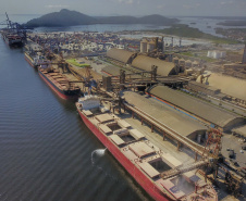 04/2019 - Porto de Paranaguá. Foto: José Fernando Ogura/ANPr