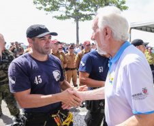 O vice governador Darci Piana participa neste sábado (21), do Lançamento do  Verão Maior 2019/2020. O evento acontece em Matinhos  e marca o início das ações dos órgãos estaduais no Litoral e nas praias de água doce nas Costas Oeste, Norte e Noroeste, durante toda a temporada até 1º de março.  Matinhos, 21/12/2019 -  Foto: Geraldo Bubniak/AEN