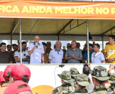 O vice governador Darci Piana participa neste sábado (21), do Lançamento do  Verão Maior 2019/2020. O evento acontece em Matinhos  e marca o início das ações dos órgãos estaduais no Litoral e nas praias de água doce nas Costas Oeste, Norte e Noroeste, durante toda a temporada até 1º de março.  Matinhos, 21/12/2019 -  Foto: Geraldo Bubniak/AEN