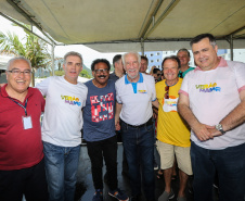 O vice governador Darci Piana participa neste sábado (21), do Lançamento do  Verão Maior 2019/2020. O evento acontece em Matinhos  e marca o início das ações dos órgãos estaduais no Litoral e nas praias de água doce nas Costas Oeste, Norte e Noroeste, durante toda a temporada até 1º de março.  Matinhos, 21/12/2019 -  Foto: Geraldo Bubniak/AEN