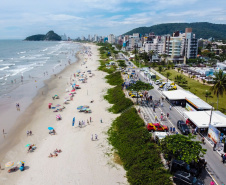 O vice governador Darci Piana participa neste sábado (21), do Lançamento do  Verão Maior 2019/2020. O evento acontece em Matinhos  e marca o início das ações dos órgãos estaduais no Litoral e nas praias de água doce nas Costas Oeste, Norte e Noroeste, durante toda a temporada até 1º de março.  Matinhos, 21/12/2019 -  Foto: Geraldo Bubniak/AEN