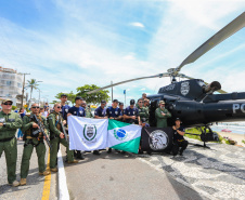 O vice governador Darci Piana participa neste sábado (21), do Lançamento do  Verão Maior 2019/2020. O evento acontece em Matinhos  e marca o início das ações dos órgãos estaduais no Litoral e nas praias de água doce nas Costas Oeste, Norte e Noroeste, durante toda a temporada até 1º de março.  Matinhos, 21/12/2019 -  Foto: Geraldo Bubniak/AEN