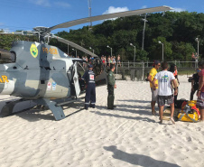 Desde o dia 20/12, quando iniciaram-se oficialmente os trabalhos do Verão Maior 2019/2010, os integrantes do BPMOA já concluíram 43 operações aéreas. 
Foto: SESP