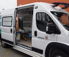 O Governo do Estado, por meio da Secretaria de Estado da Saúde, entregou nesta terça-feira (07) veículos, equipamentos e insumos que somam R$ 3,3 milhões ao Hospital Regional do Litoral (HRL), em Paranaguá. Foto: Américo Antonio/SESA