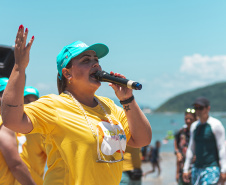 O esporte chegou na operação Verão Maior para agitar e esquentar ainda mais o clima nas areias do Litoral paranaense. Muitas atividades esportivas, recreativas e de entretenimento são ofertadas aos turistas, veranistas e a comunidade local a partir de quarta-feira (08). As atividades são coordenadas pela Superintendência Estadual do Esporte.Foto: Thiago Chas/Esporte Paraná
