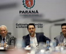 Governador Carlos Massa Ratinho Junior autorizou a criação do Conselho de Desenvolvimento Empresarial e de Infraestrutura do Paraná, que ficará encarregado de estabelecer plano de ações para colaborar com desenvolvimento do Estado.
Foto: Jaelson Lucas/AEN