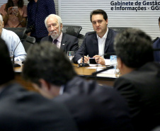 Governador Carlos Massa Ratinho Junior autorizou a criação do Conselho de Desenvolvimento Empresarial e de Infraestrutura do Paraná, que ficará encarregado de estabelecer plano de ações para colaborar com desenvolvimento do Estado.
Foto: Jaelson Lucas/AEN