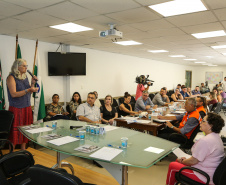 Reunião do Comitê Intersetorial do Controle da Dengue no Paraná, na Secretaria de Estado da Saúde, para alinhar novas ações de combate ao mosquito transmissor da doença em 2020.   09/01/2020  -  Foto: Geraldo Bubniak/AEN
