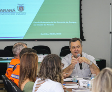 Reunião do Comitê Intersetorial do Controle da Dengue no Paraná, na Secretaria de Estado da Saúde, para alinhar novas ações de combate ao mosquito transmissor da doença em 2020.   09/01/2020  -  Foto: Geraldo Bubniak/AEN