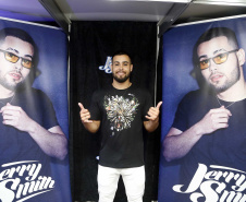 10/01/2020  Guaratuba, no Parque de Eventos, o cantor de funk Jerry Smith, que está entre os artistas mais tocados nas rádios do País no ano passado.Foto Gilson Abreu