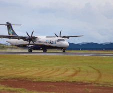 Em um ano, aeroporto de Pato Branco recebe mais de 16 mil passageiros.  Foto: José Fernando Ogura/AEN