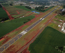 Em um ano, aeroporto de Pato Branco recebe mais de 16 mil passageiros.  Foto: José Fernando Ogura/AEN