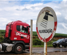 ADAPAR - Posto de Fiscalização de Trânsito Agropecuário. Barracão, 15/01/2020 -  Foto: Geraldo Bubniak/AEN