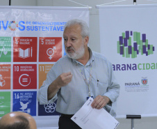 Dirigentes e técnicos do Serviço Social Autônomo (Paranacidade) apresentaram nesta quinta-feira (16) a integrantes da Comissão de Voluntárias em Prol de Cidades Mais Inclusivas para as Mulheres, do Conselho de Urbanismo e Arquitetura do Paraná, Programas de Ação a Secretaria do Desenvolvimento Urbano e de Obras Públicas e do Paranacidade, com vistas à promoção do desenvolvimento urbano no Estado.