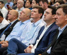 O Governador Carlos Massa Ratinho Junior lança nesta sexta-feira (17/01) o  projeto de transformação de subprodutos da agropecuária e da agroindústria em energias renováveis, no Biopark em Toledo. Serão implantadas uma usina de biometano (combustível veicular) e duas de geração de energia elétrica, a partir de dejetos suínos. Toledo, 17/01/2020 -  Foto: Geraldo Bubniak/AEN
