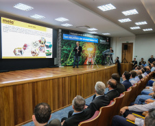 O Governador Carlos Massa Ratinho Junior lança nesta sexta-feira (17/01) o  projeto de transformação de subprodutos da agropecuária e da agroindústria em energias renováveis, no Biopark em Toledo. Serão implantadas uma usina de biometano (combustível veicular) e duas de geração de energia elétrica, a partir de dejetos suínos. Toledo, 17/01/2020 -  Foto: Geraldo Bubniak/AEN