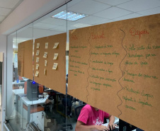 O BRDE Labs promove workshop sobre inovação no agronegócio, e dentro do escopo do Programa aconteceu na quarta-feira (15) o evento “Desafios de Inovação no Agronegócio”. Foram apresentados os principais desafios do agronegócio e as tendências do setor para os representantes das cooperativas participantes, como Cocamar, Copacol e Coopavel.  Foto: BRDE