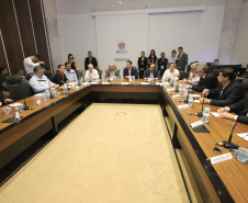 O governador Carlos Massa Ratinho Junior participa da reunião do secretariado.
Curitiba, 21-01-20.
Foto: Arnaldo Alves / AEN.


