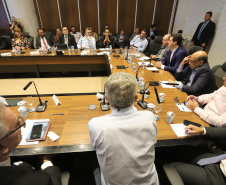 O governador Carlos Massa Ratinho Junior participa da reunião do secretariado.
Curitiba, 21-01-20.
Foto: Arnaldo Alves / AEN.


