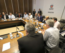 O governador Carlos Massa Ratinho Junior participa da reunião do secretariado.
Curitiba, 21-01-20.
Foto: Arnaldo Alves / AEN.


