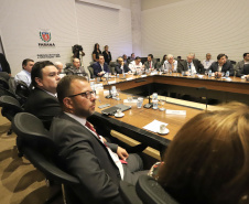 O governador Carlos Massa Ratinho Junior participa da reunião do secretariado.
Curitiba, 21-01-20.
Foto: Arnaldo Alves / AEN.


