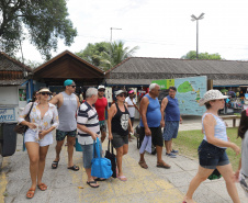 Pontal do Sul - Porto de embarque para as ilhas.Pontal do Paraná, 10-01-20.Foto: Arnaldo Alves / AEN.