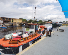 Pontal do Sul - Porto de embarque para as ilhas.Pontal do Paraná, 10-01-20.Foto: Arnaldo Alves / AEN.