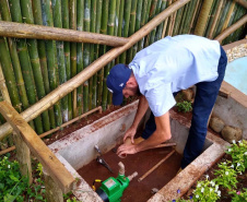 Uma das áreas destinadas ao Instituto de Desenvolvimento Rural do Paraná – Iapar-Emater reúne diferentes culturas e práticas agropecuárias. O evento, um dos principais do setor no País, deve receber cerca de 100 mil pessoas durante os cinco dias. Foto: Emater