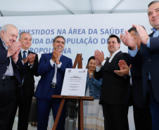 A primeira unidade de cuidados paliativos do Sul do Brasil com atendimento pelo Sistema Único de Saúde (SUS), o Hospice Erasto Gaertner, foi inaugurada nesta sexta-feira (24), em Curitiba, com a presença do governador Carlos Massa Ratinho Junior. Foto: Rodrigo Felix Leal