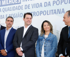 A primeira unidade de cuidados paliativos do Sul do Brasil com atendimento pelo Sistema Único de Saúde (SUS), o Hospice Erasto Gaertner, foi inaugurada nesta sexta-feira (24), em Curitiba, com a presença do governador Carlos Massa Ratinho Junior. Foto: Rodrigo Felix Leal