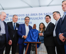 A primeira unidade de cuidados paliativos do Sul do Brasil com atendimento pelo Sistema Único de Saúde (SUS), o Hospice Erasto Gaertner, foi inaugurada nesta sexta-feira (24), em Curitiba, com a presença do governador Carlos Massa Ratinho Junior. Foto: Rodrigo Felix Leal