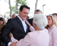 A primeira unidade de cuidados paliativos do Sul do Brasil com atendimento pelo Sistema Único de Saúde (SUS), o Hospice Erasto Gaertner, foi inaugurada nesta sexta-feira (24), em Curitiba, com a presença do governador Carlos Massa Ratinho Junior. Foto: Rodrigo Felix Leal