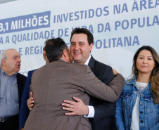 A primeira unidade de cuidados paliativos do Sul do Brasil com atendimento pelo Sistema Único de Saúde (SUS), o Hospice Erasto Gaertner, foi inaugurada nesta sexta-feira (24), em Curitiba, com a presença do governador Carlos Massa Ratinho Junior. Foto: Rodrigo Felix Leal
