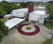 A primeira unidade de cuidados paliativos do Sul do Brasil com atendimento pelo Sistema Único de Saúde (SUS), o Hospice Erasto Gaertner, foi inaugurada nesta sexta-feira (24), em Curitiba, com a presença do governador Carlos Massa Ratinho Junior. Foto: José Fernando Ogura/AEN