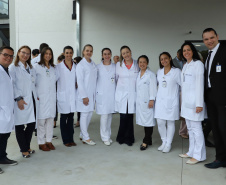 A primeira unidade de cuidados paliativos do Sul do Brasil com atendimento pelo Sistema Único de Saúde (SUS), o Hospice Erasto Gaertner, foi inaugurada nesta sexta-feira (24), em Curitiba, com a presença do governador Carlos Massa Ratinho Junior. Foto: José Fernando Ogura/AEN