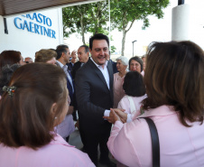 A primeira unidade de cuidados paliativos do Sul do Brasil com atendimento pelo Sistema Único de Saúde (SUS), o Hospice Erasto Gaertner, foi inaugurada nesta sexta-feira (24), em Curitiba, com a presença do governador Carlos Massa Ratinho Junior. Foto: José Fernando Ogura/AEN