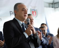 A primeira unidade de cuidados paliativos do Sul do Brasil com atendimento pelo Sistema Único de Saúde (SUS), o Hospice Erasto Gaertner, foi inaugurada nesta sexta-feira (24), em Curitiba, com a presença do governador Carlos Massa Ratinho Junior. Foto: José Fernando Ogura/AEN