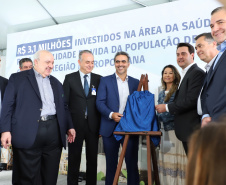 A primeira unidade de cuidados paliativos do Sul do Brasil com atendimento pelo Sistema Único de Saúde (SUS), o Hospice Erasto Gaertner, foi inaugurada nesta sexta-feira (24), em Curitiba, com a presença do governador Carlos Massa Ratinho Junior. Foto: José Fernando Ogura/AEN