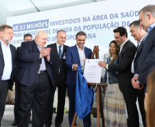 A primeira unidade de cuidados paliativos do Sul do Brasil com atendimento pelo Sistema Único de Saúde (SUS), o Hospice Erasto Gaertner, foi inaugurada nesta sexta-feira (24), em Curitiba, com a presença do governador Carlos Massa Ratinho Junior. Foto: José Fernando Ogura/AEN