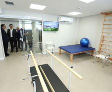 A primeira unidade de cuidados paliativos do Sul do Brasil com atendimento pelo Sistema Único de Saúde (SUS), o Hospice Erasto Gaertner, foi inaugurada nesta sexta-feira (24), em Curitiba, com a presença do governador Carlos Massa Ratinho Junior. Foto: José Fernando Ogura/AEN