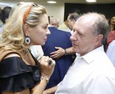 Umuarama recebe mais de 15 milhoes de reais em obras, alem de 900 mil para implementacao de um parque urbano, assinam os recursos os secretarios Joao Carlos Ortega e Marcio Nunes que representaram o governador Carlos Massa Ratinho Junior.
Foto Gilson Abreu/Aen